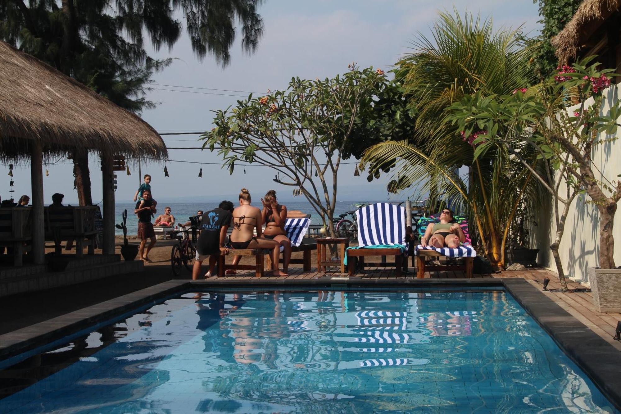 Star Bar And Bungalows Gili Air Luaran gambar